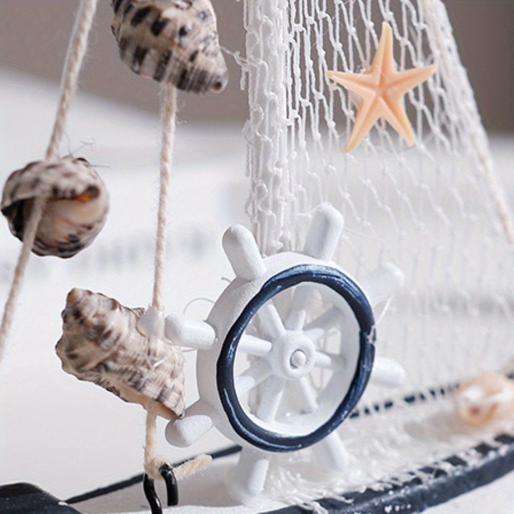 Mediterranean Sailboat Figurines Set