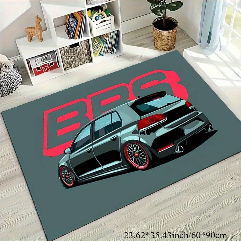 TEMU Exquisite Car-style Floor Mats, Suitable For , , Bathrooms, Laundry Rooms, Offices, Bedrooms, And Game Rooms. Works Chair Mats, Sofa Foot Mats,