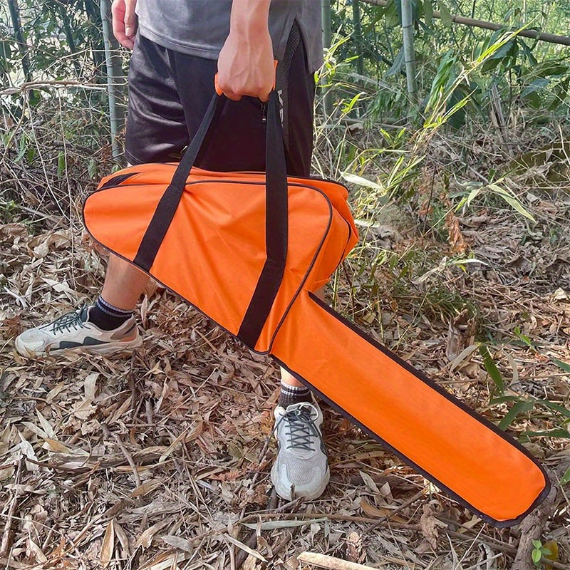 Sac De Transport Pour Tronçonneuse électrique – 65x14x16 Cm, Tissu Oxford Imperméable, Fermeture éclair - 2