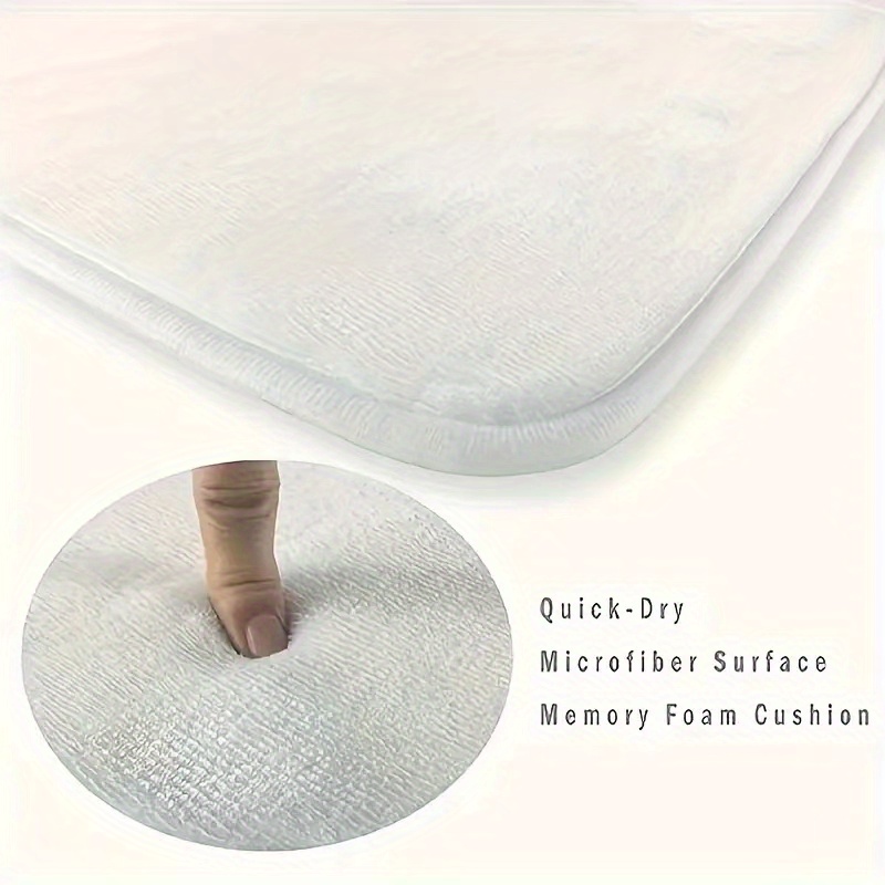 1  mat 1 1cm thick non slip   stain resistant polyester fiber simple pattern print for   room porch balcony home decor machine washable details 9