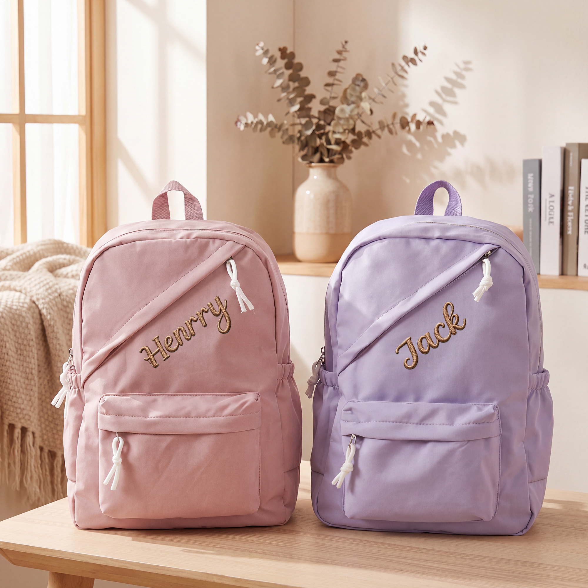 Personalized Embroidered Backpack with Name/Initials