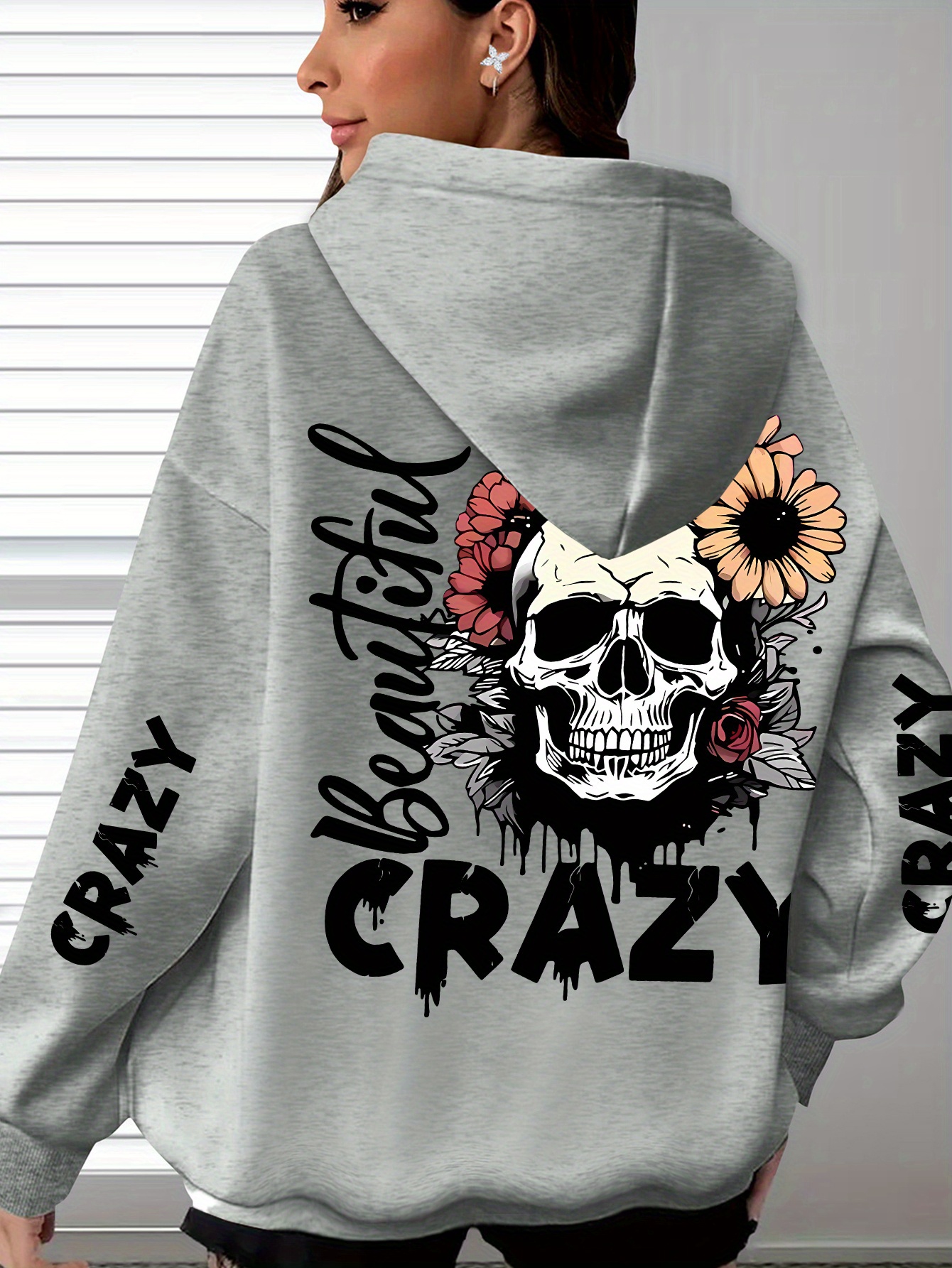 skull hoodie sold on Temu United States