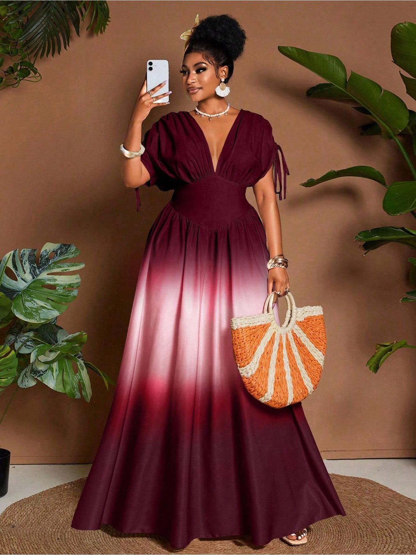 a line dress with sleeves sold on Temu United States