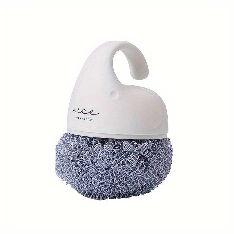 short handle polyester cleaning ball household cleaning brush household kitchen short handle dishwashing brush pot brush unable to remove thread ends details 4