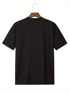 grafik-t-shirt für männer - stammeskunst mit flammen & schädeln, schwarzes & goldenes heavy-metal-bandshirt, reguläre passform, maschinenwaschbar