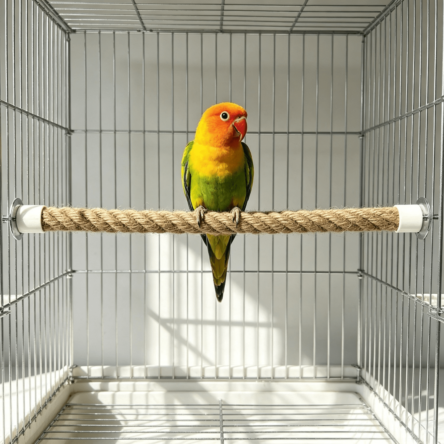 TEMU Suitable For Birds, Bird Perch Rope Parrot Standing Stick Climbing Toy Cage Accessory For Budgie Cockatiel