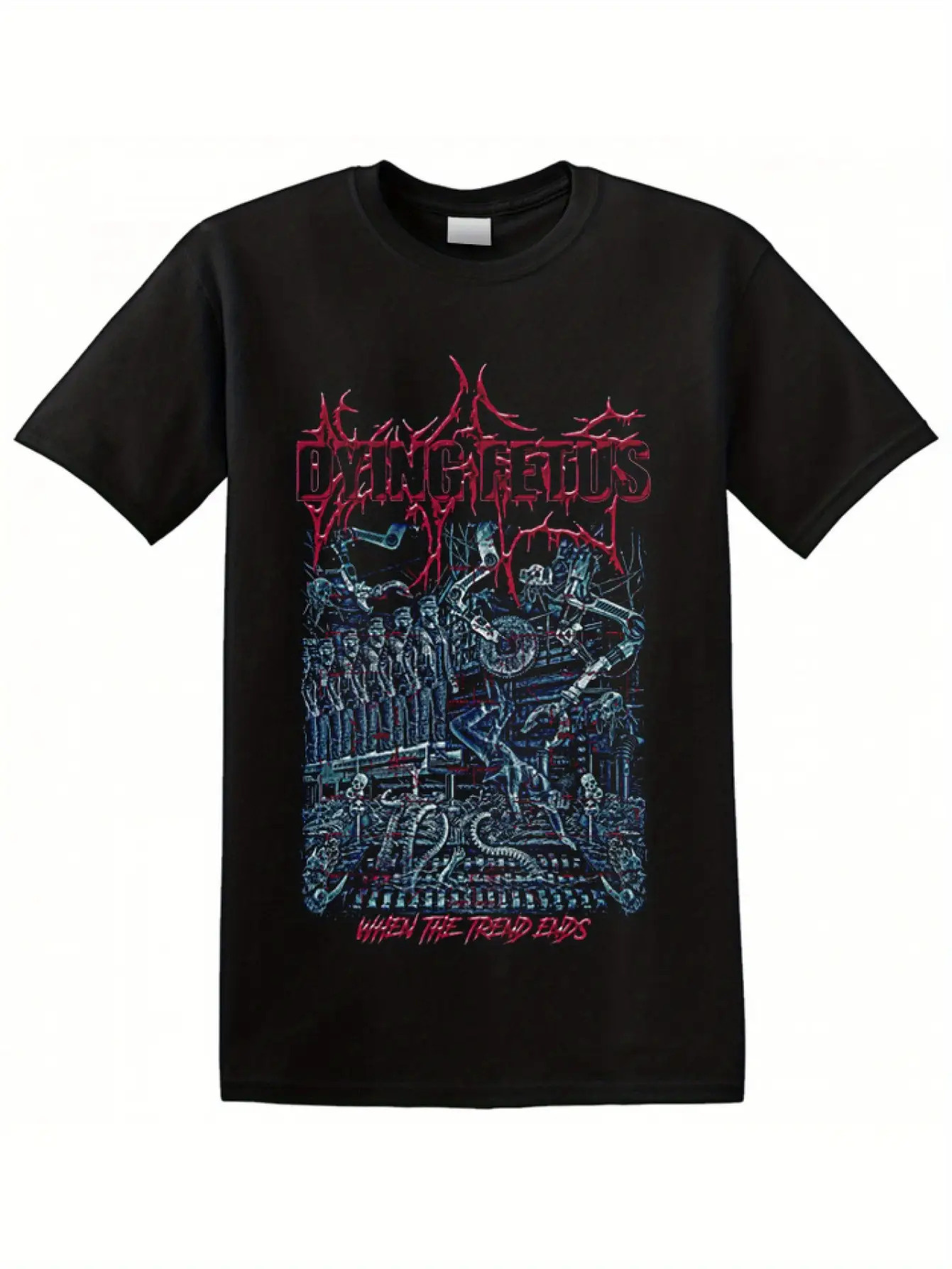 T-shirt Metal Rock Band Dio - Motif Hip Hop 3D - Homme/Femme - Manches Courtes - Couleur Multicolore
