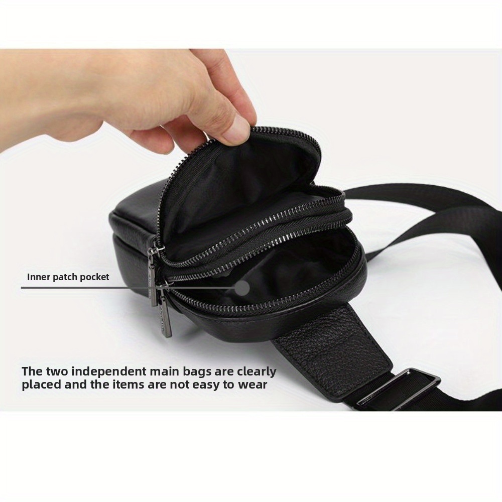 Men's Small Chest Shoulder Phone Bag