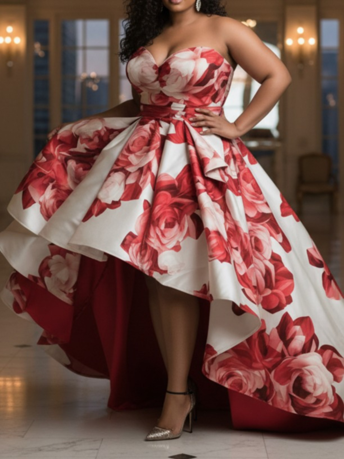 plus size 80s prom dresses sold on Temu United States