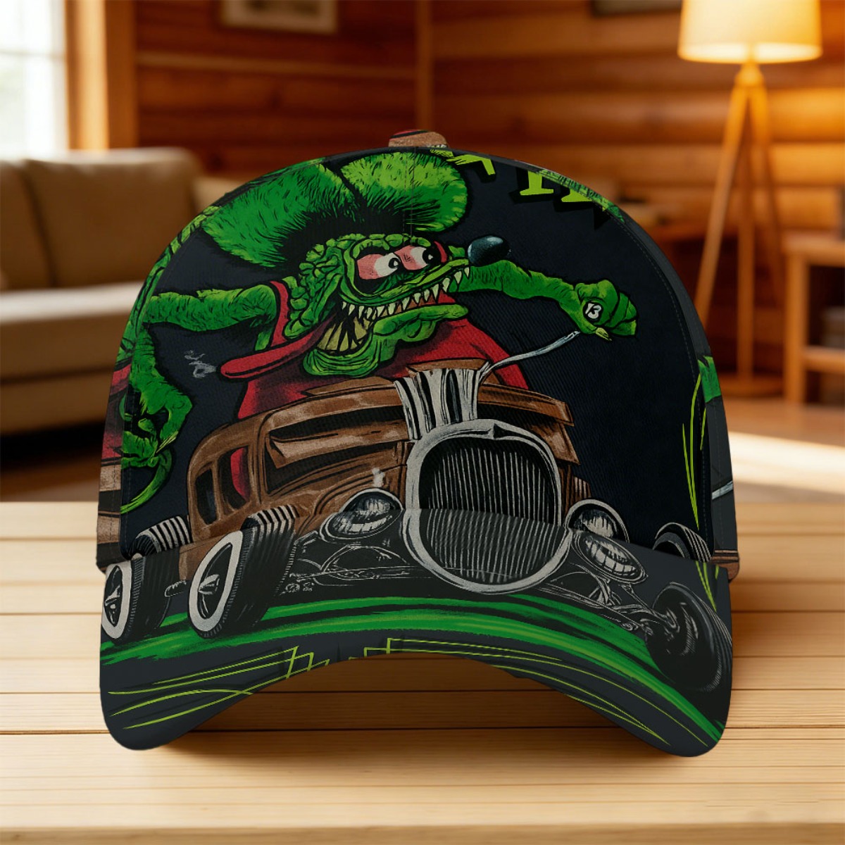 TEMU 1pc With Monster Driver Print Classic Baseball Adjustable Quick Really Cool Perfect For Use Sporty Style For Streetwear, Sports Christmas