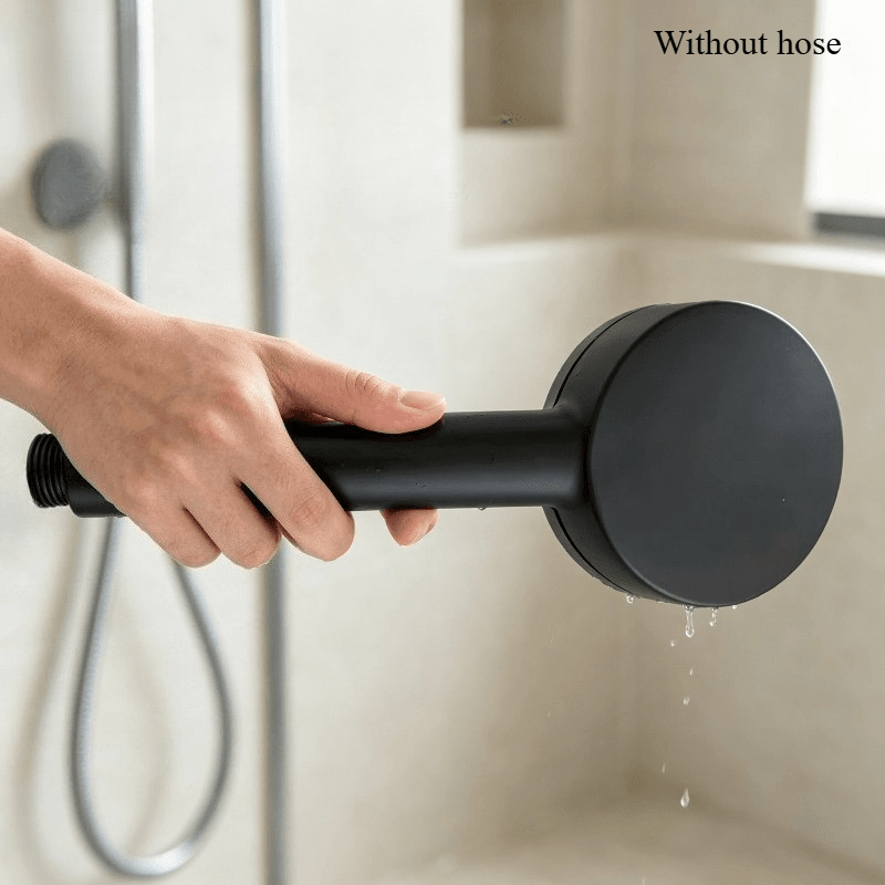TEMU 1pc Water-saving High-pressure Handheld Shower Head With 5-spray Modes, Switch Suitable For Home Bathroom Shower, , No Hose Included, Suitable