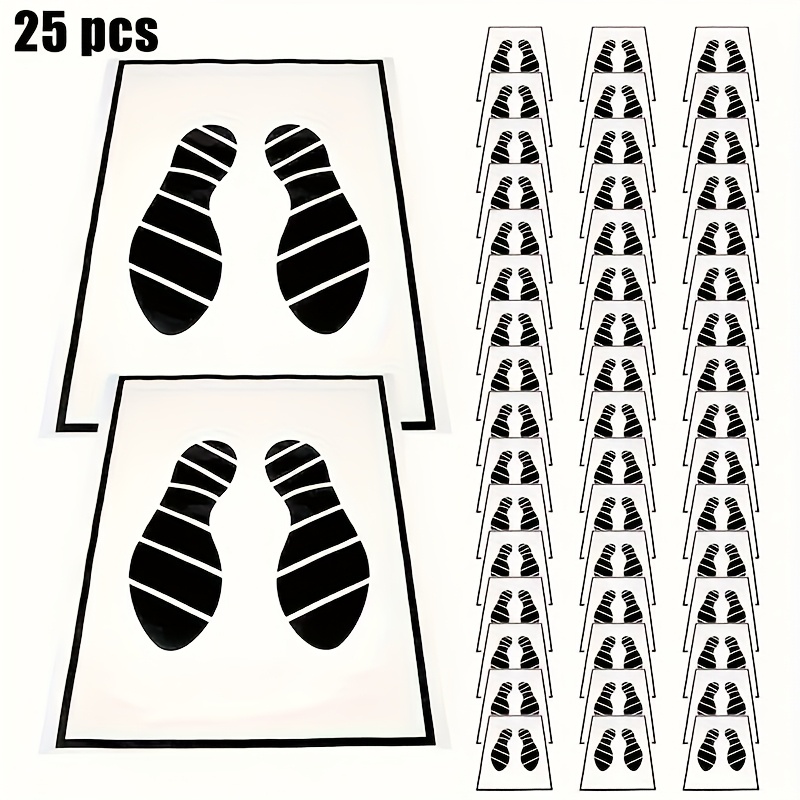 TEMU 25pcs Disposable Car Floor Mats, Suitable For All Vehicle Models, Size 38.0x50.01cm, Wear-resistant, Designed Specifically For Cleaning And