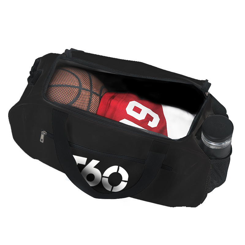 A Single T60 Printed Lightweight Crossbody Bag Featuring a Zipper, This Spacious Gym Bag Made of Oxford Cloth Is Versatile And Portable. Ideal for Sports, Travel, And Yoga, It Comes in Blue And Is Designed As a Ladies' Crossbody Bag