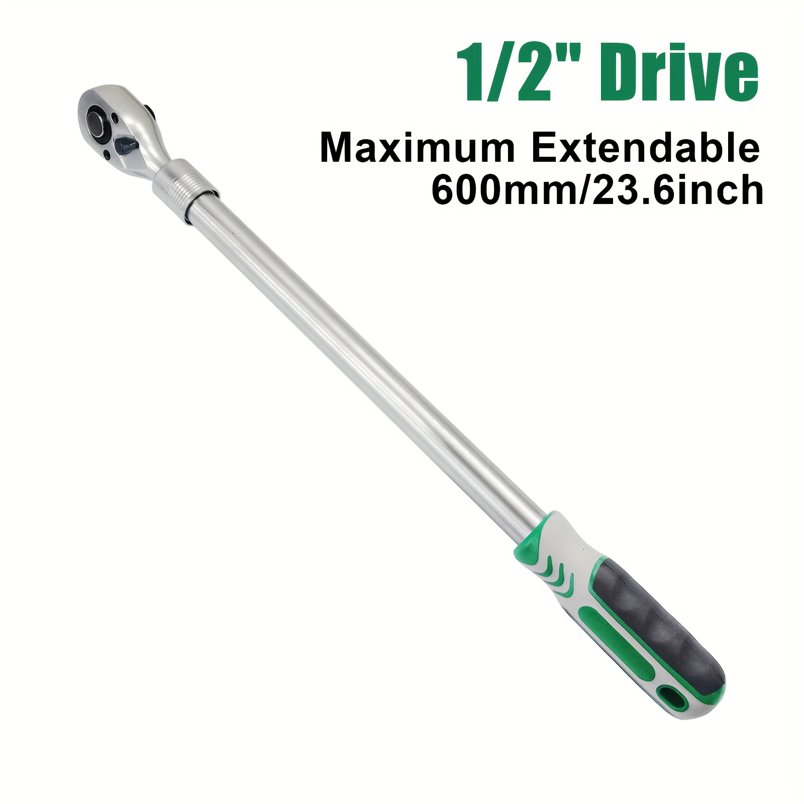 Extra Long Telescopic Ratchet Wrench with Quick-Change Sleeve
