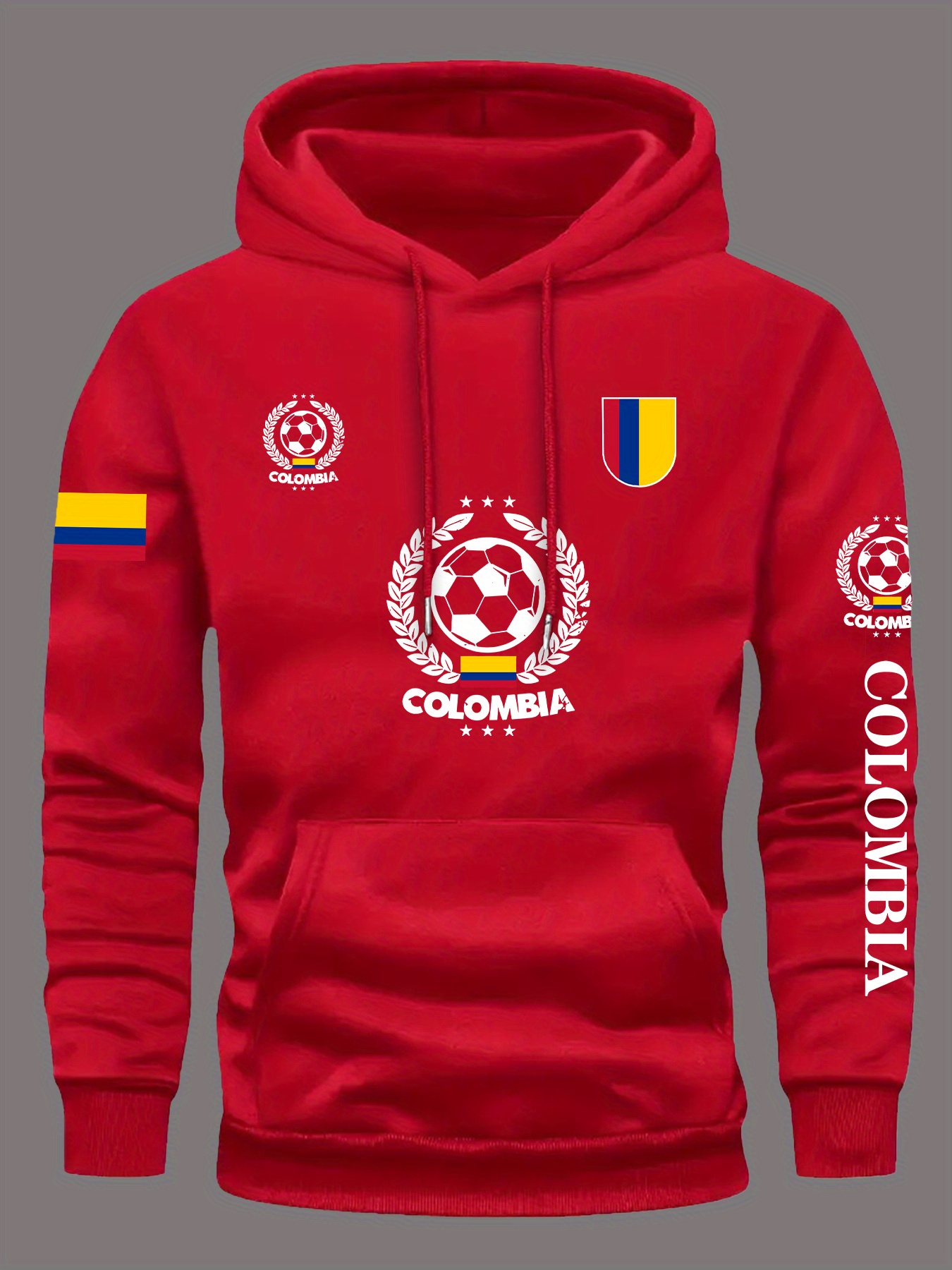 mens colombia graphic hoodie vibrant Temu Canada