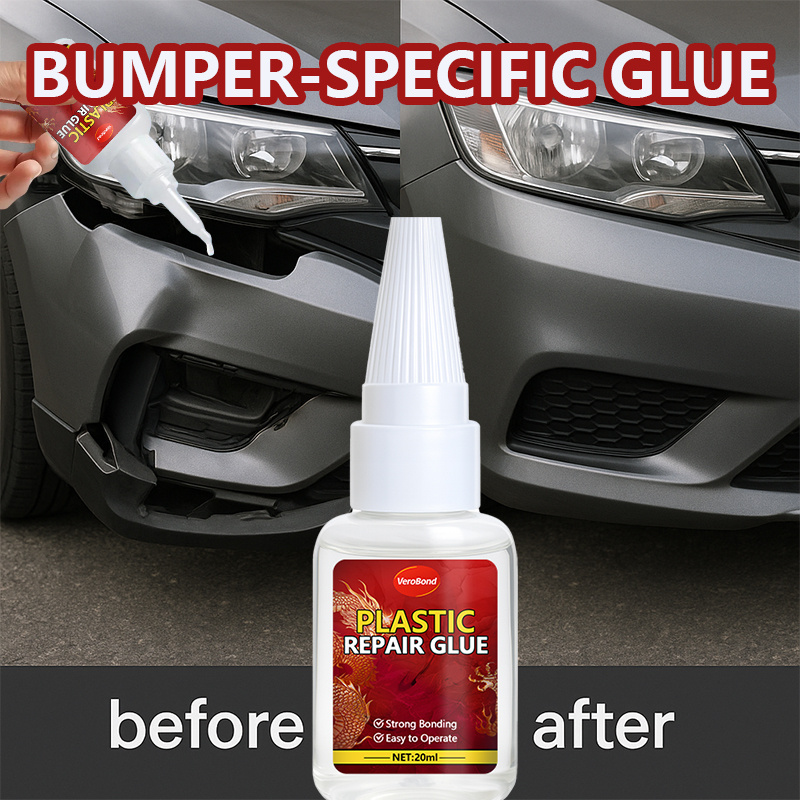heavy duty automotive plastic repair   suitable for bumpers doors windows trim no welding     fast curing liquid formula waterproof temperature resistant suitable for diy repairs for plastic chips  