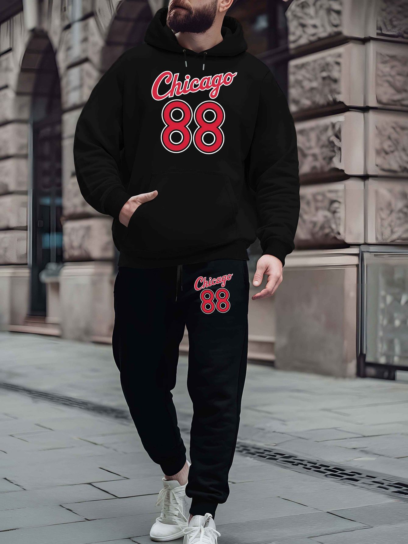 Ropa Deportiva Conjuntos Jogging Hombre Conjunto Sudadera Pantalón