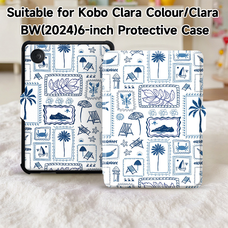 TEMU Fashionable Electronic Reader Protective Case, Compatible With Libra Colour 2024 7-inch, 6-inch (10th Generation 2019 And 11th Generation