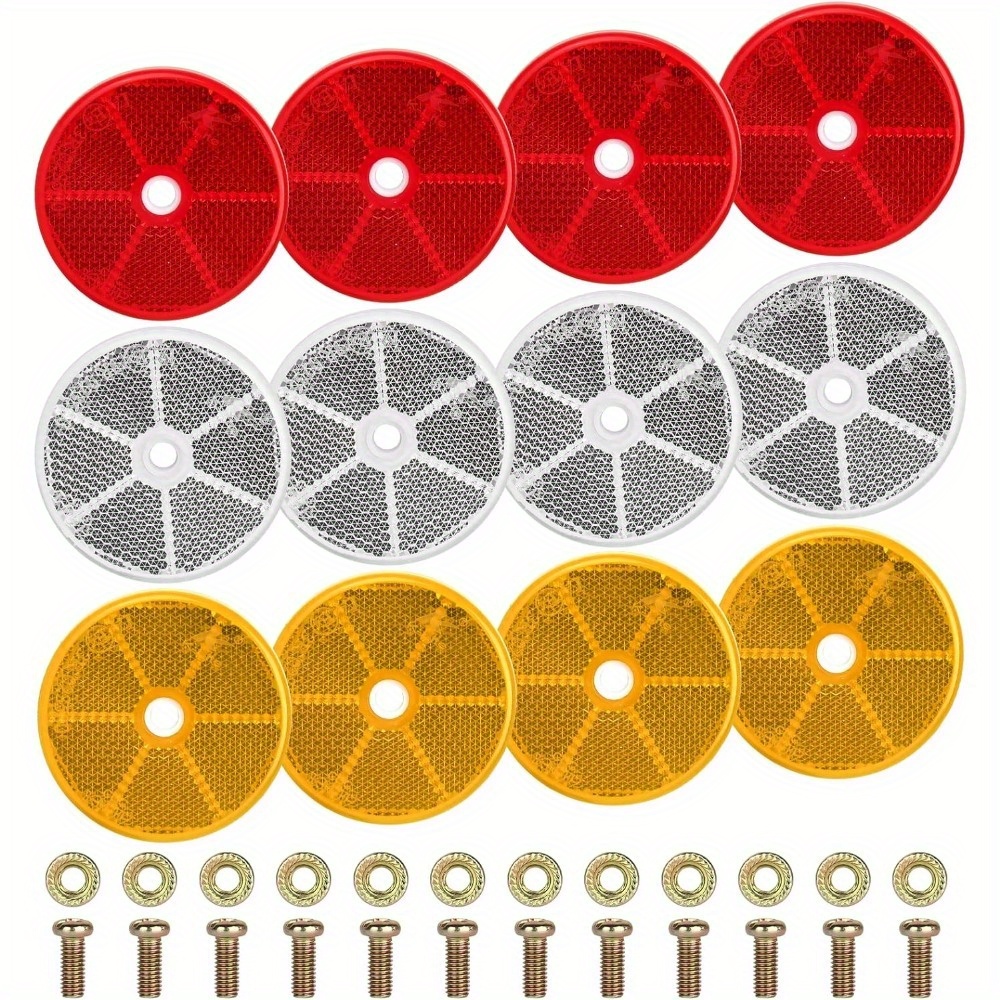 

Of Reflectors, 60 Mm Reflectors Set, 3 , Spotlight Pendant, M5 + , , , For Trailers, Trucks, Caravans, Mailboxes, , Tunnels,