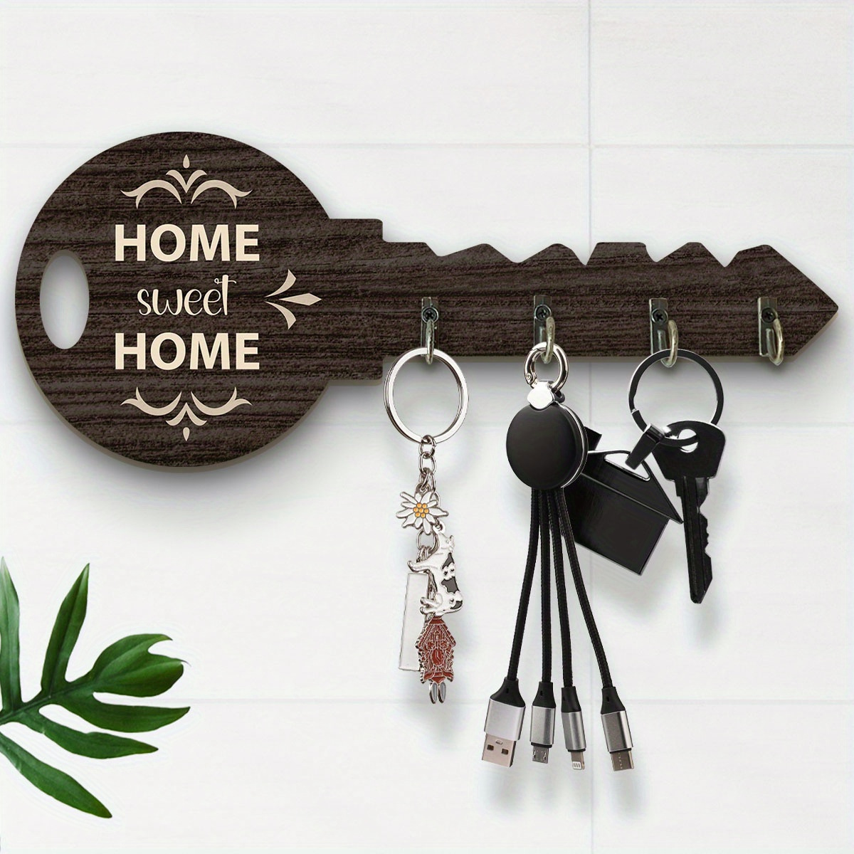 Wall Key Hanger Apartment Key Holder 1pc Key Holder For Wall Mail