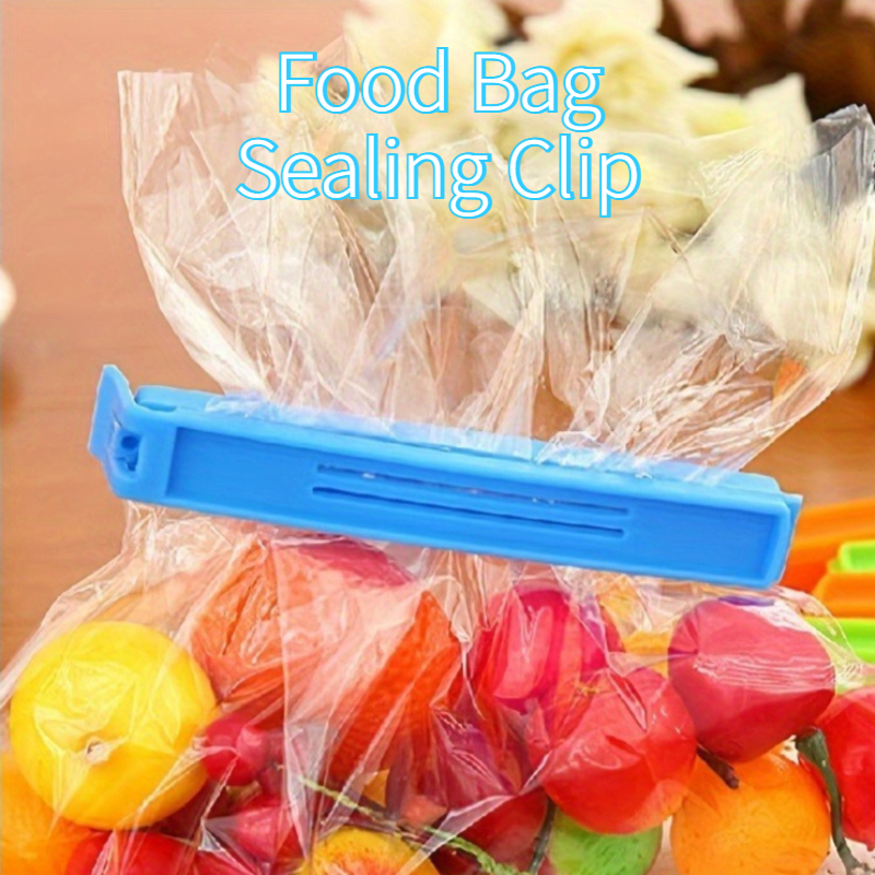 3pcs silicone food bag sealing clips moisture proof and dust proof reusable suitable for   snack packaging bags large size kitchen storage accessories Product details 1