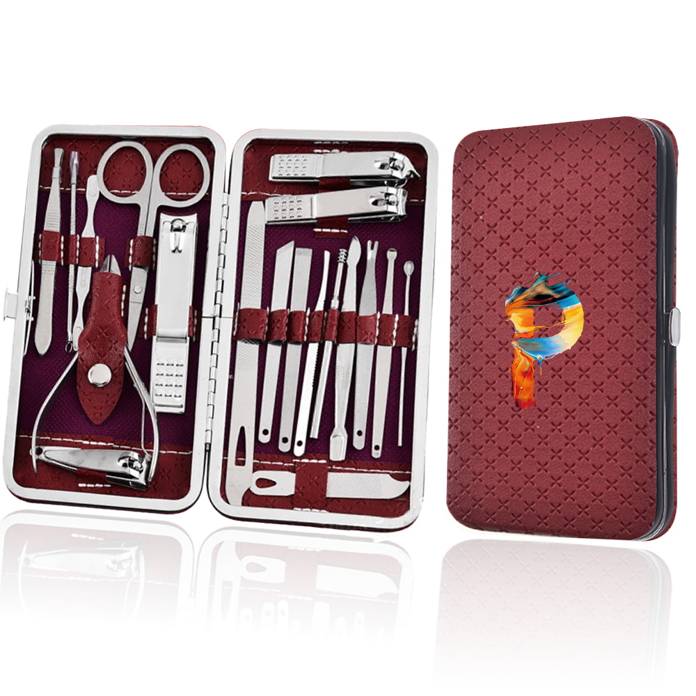 Durable Manicure Set for Daily Use with Case