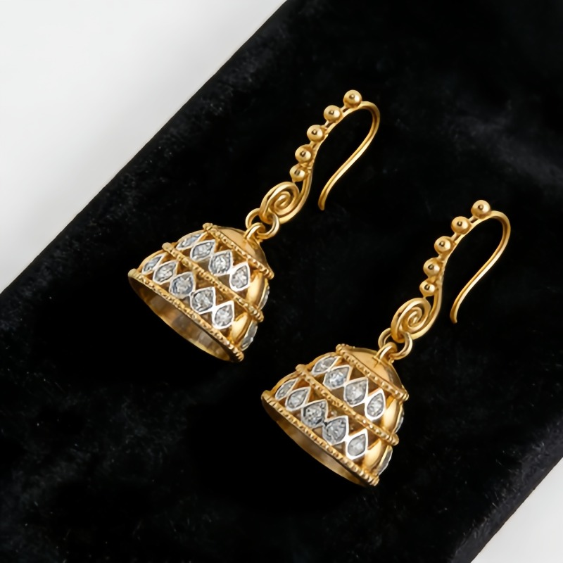 TEMU 1pc Creative Umbrella Shape Bohemian Drop Earrings, And Durable Unique Jewelry, Fashion Jewelry, Full Sense, Characteristic Trend, Suitable For