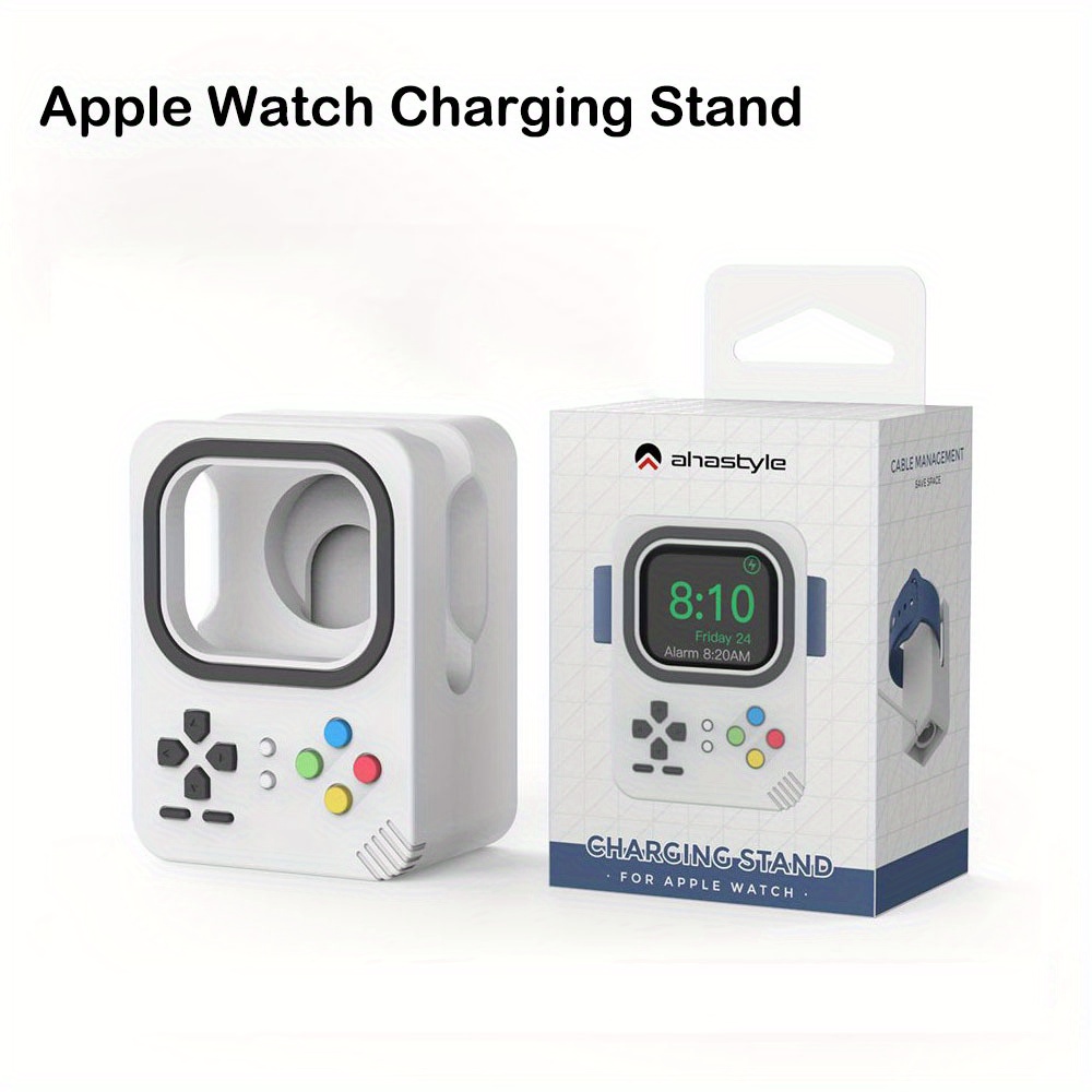 Stand For Watch Ultra 2, Ultra, Se, -8(49mm, 46mm, 45mm, 44mm, 42mm, 41mm, 40mm, 38mm) Stable Silicone Charging Holder Dock Supports Nightstand Mode Christmas Gift