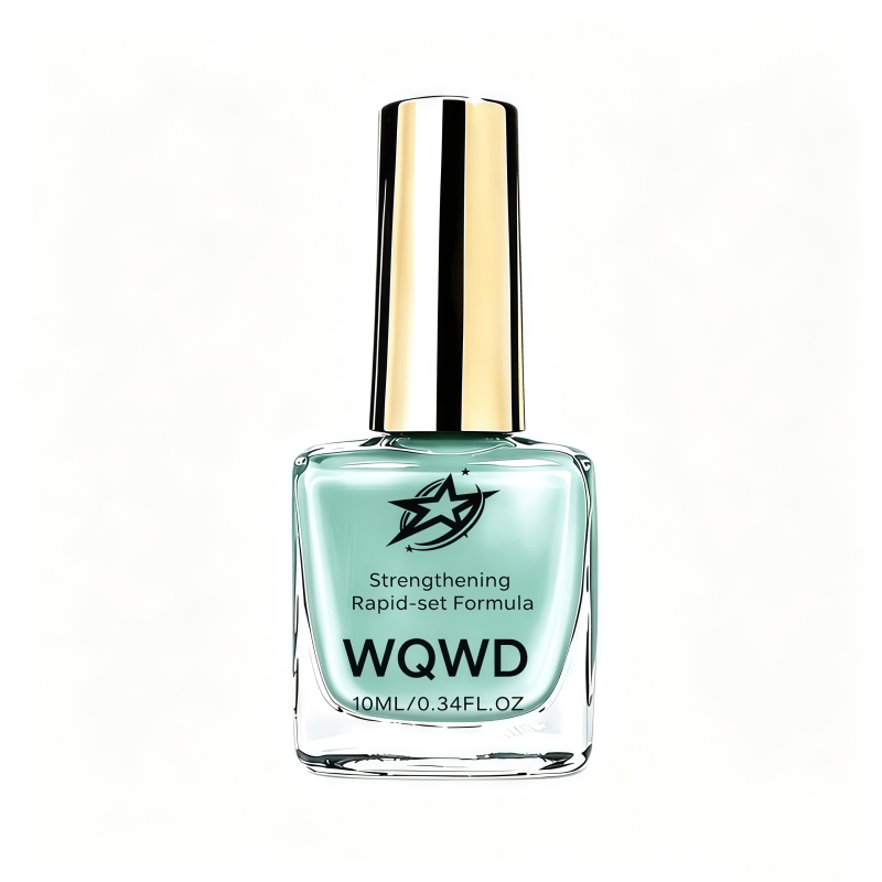 Image of Azure Mist Green Nail Hardener - Quick Drying, Long-, Texture, Daily Nail Care, Salon-level Manicure At Home, Professional Nail Care Essential
