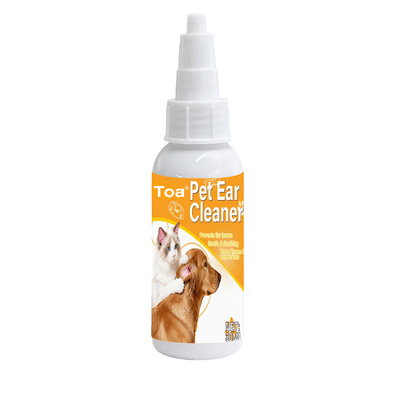 TEMU 1pc Of Natural Plant Formula Cat And Dog Ear Cleaning Solution, Gently Removes Earwax, Dirt, And Impurities, Suitable For Daily Ear Care, Safe