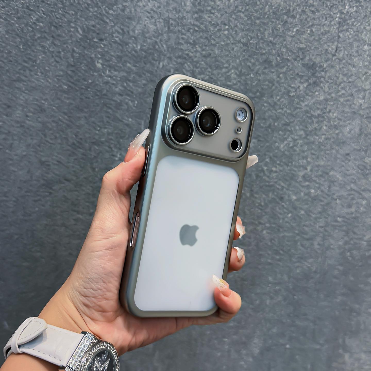 Phone Case - Phone Case: Luxurious Ultra-thin Anti-drop Hard Matte Transparent Phone Cover With Lens Film Protection, Suitable For Iphone 17 Air 16 15 14 13 Pro Protection Back Case, Unisex