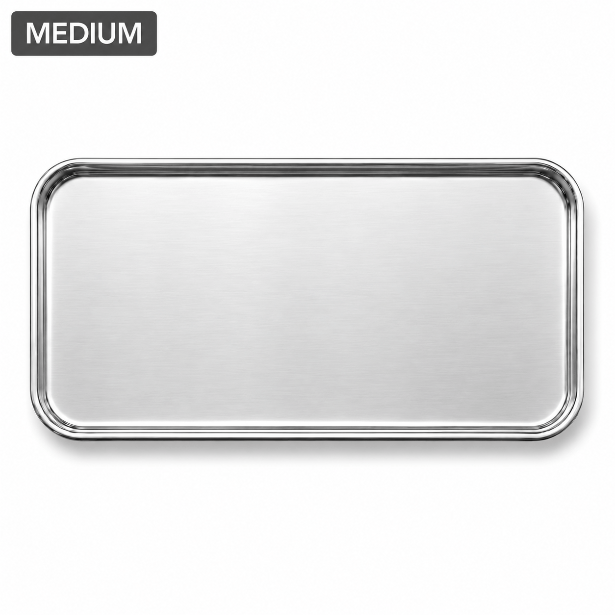 TEMU Plateau de cuisson rectangulaire en acier inoxydable, plaque de four robuste et plat de cuisson pour biscuits, grille de cuisson adaptée aux