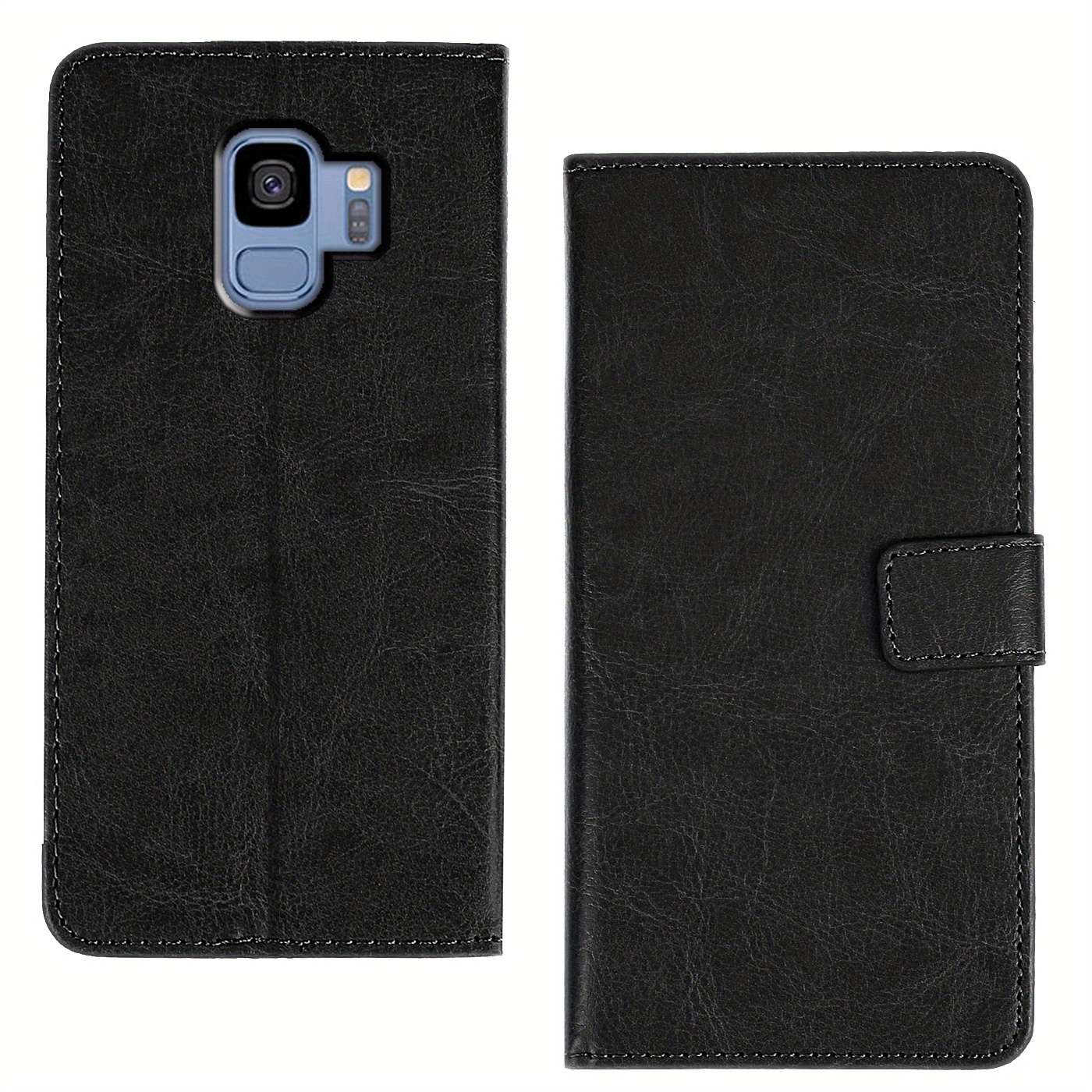 

Coque pour Samsung S5 S6 S7 S8 S9 S10 avec Emplacement pour Carte, Support, , Portefeuille à Rabat, Protection pour Téléphone