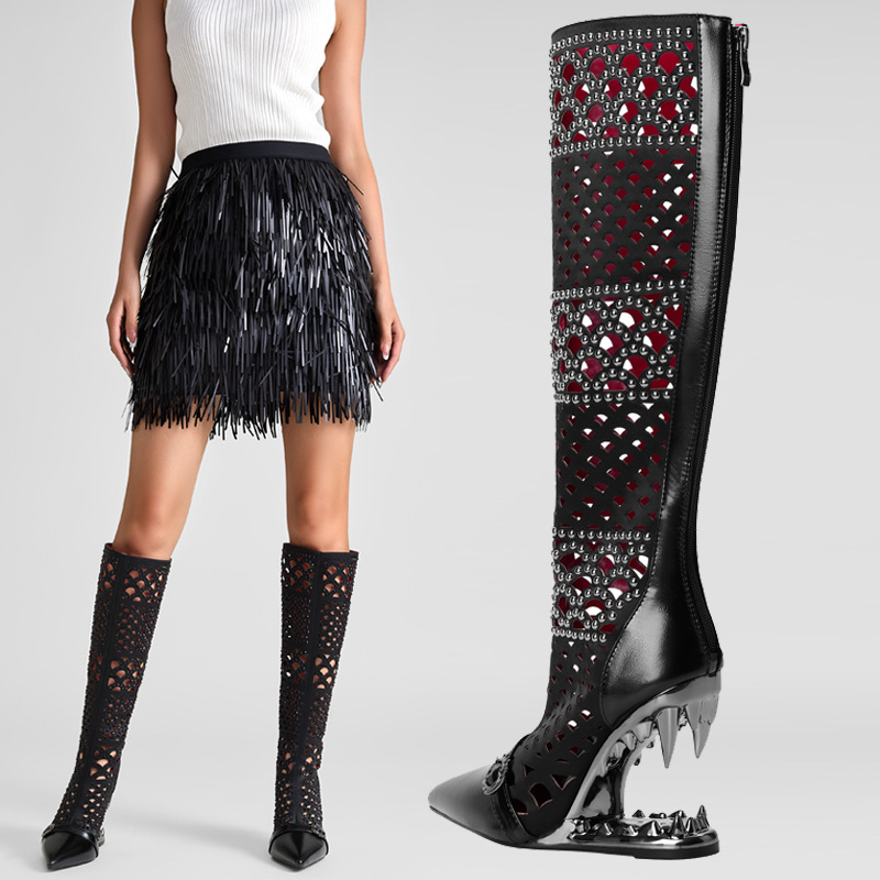 teeth shoes heels sold on Temu United States