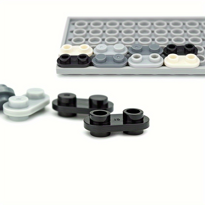 50pcs 1X2 Round Stud Blocks Double Sided Building Toy