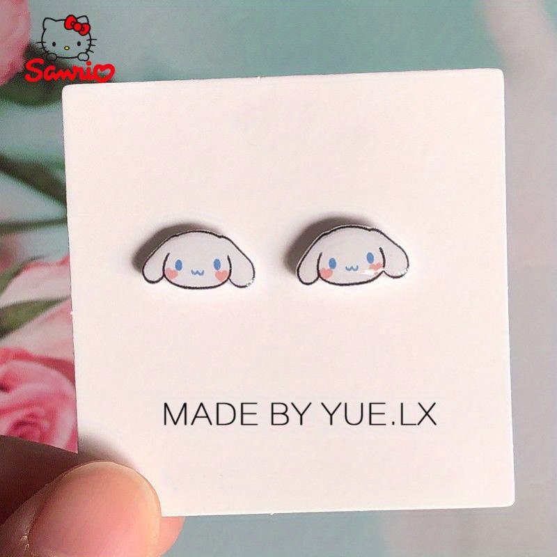 

Sanrio Cinnamoroll 925 Earrings Cute Beauty Earrings Fashion Jewelry Earrings Girl Birthday Gift