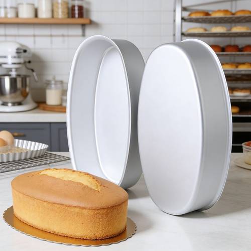 set stampi ovali da 8 pollici per leche flan, teglie in alluminio per cheesecake e , stampi per leche flan in stile filippino, per la di dolci per festival, riunioni e feste