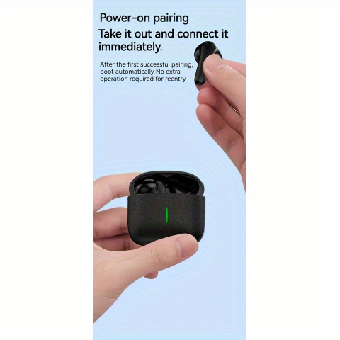 LAN XUN Introducing The Latest Wireless Earbuds with an Exceptionally Long Battery Life- Compact Dual Stereo In-Ear Headphones Designed for Sports And Gaming, Featuring USB Charging And Noise Cancellation for Calls.