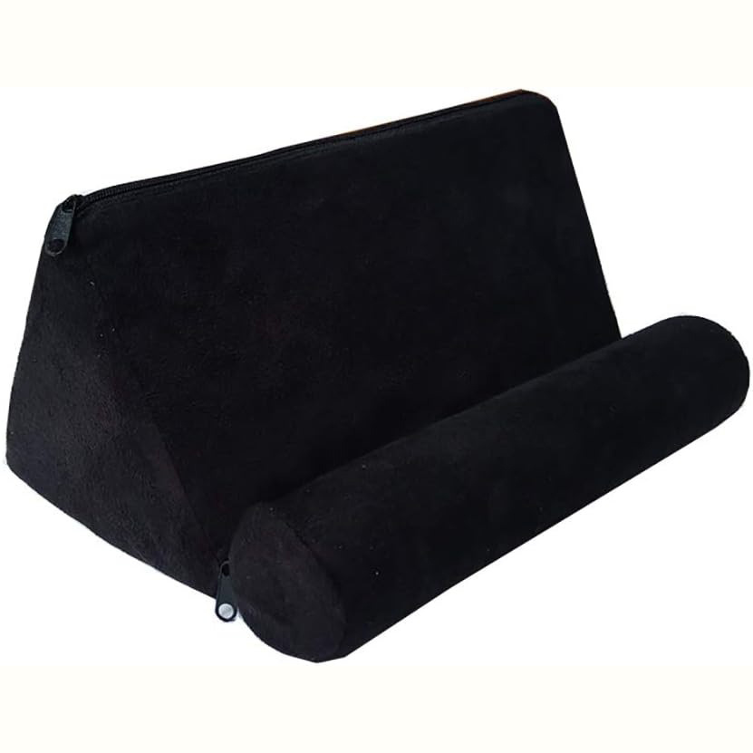 TEMU Tablet Stand, Phone Pillow Stand, Portable Soft Triangle Tablet Stand, Reading Pad For Lap, Tablet Pillow Stand For Bed, Floor, Desk, Sofa, Car