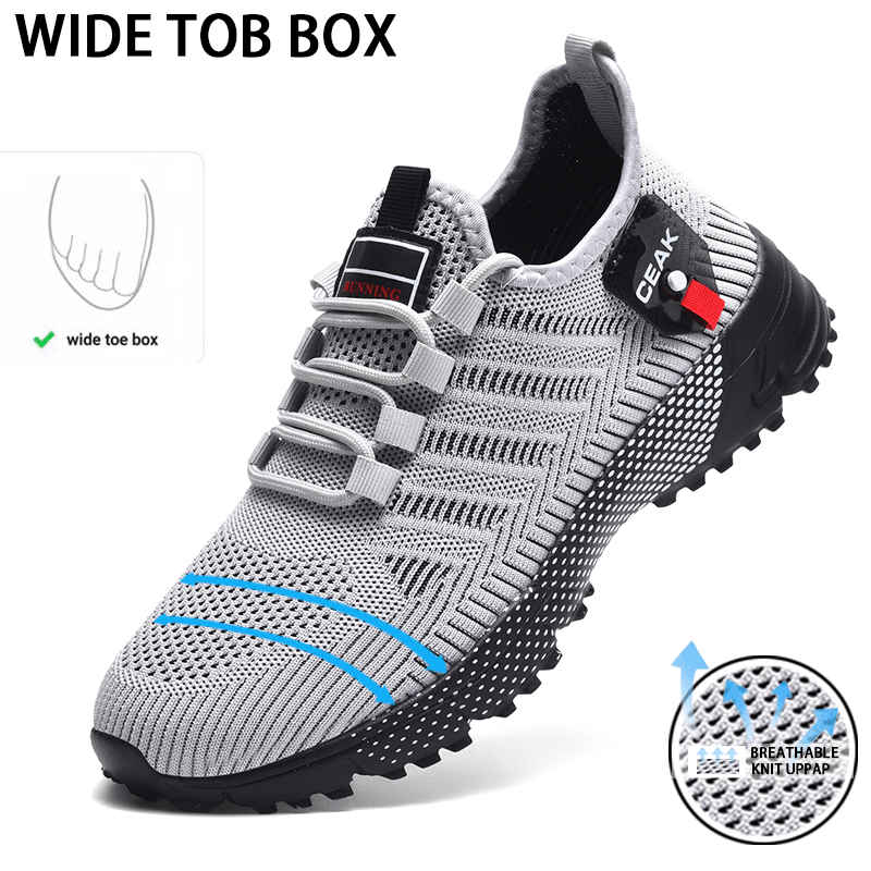 mens extra wide extra large outdoor shoes mens wide fit casual shoes mens mesh shoes suitable for sports running walking and tennis