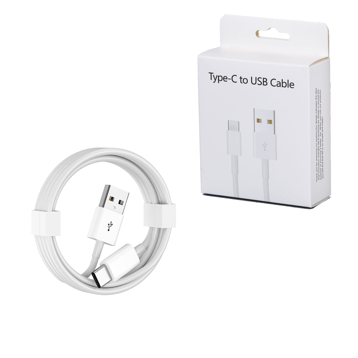 Image of 1/2pcs Fast Charging Type-c Cable, Usb-a To Usb-c Charger Cord, Compatible For Iphone 1716/15pro/plus/pro Max, Air Mini For Galaxy And Other Usb-