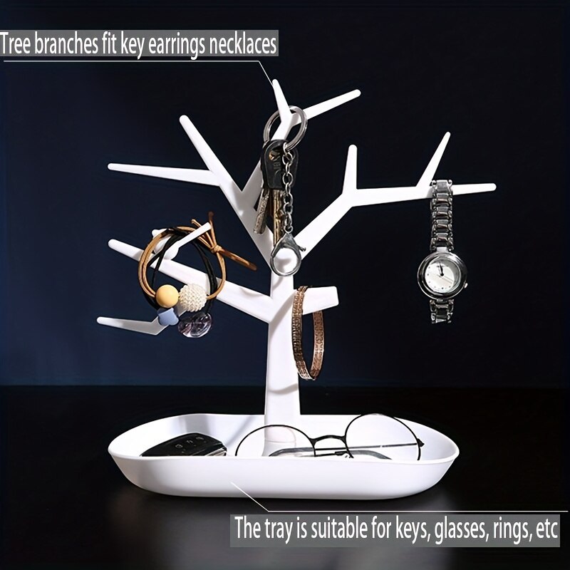 1 stuks Boomhanger Innovatieve Display Standaard voor Kettingen, Armbanden, Oorbellen en Ringen, Sieradentorens