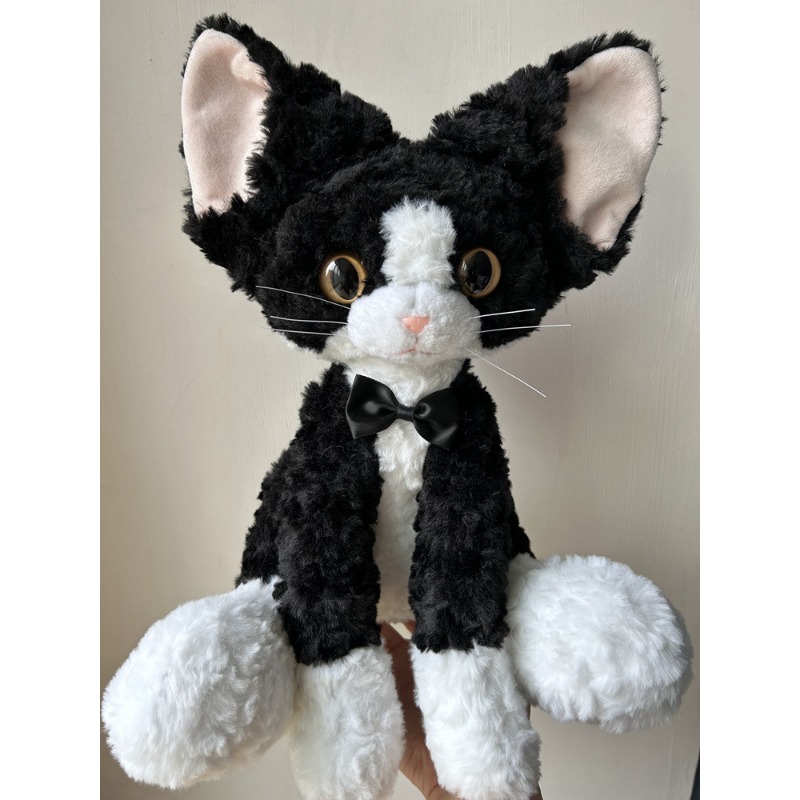 TEMU Companion Plush Toy German Cat Plush Toy Curly Cat Toy, Without Battery