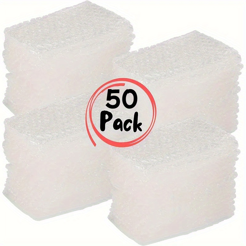 E-shop 50 Stück Premium Luftpolsterfolie Beutel - Schutzverpackung 4x6 Zoll Luftpolsterbeutel für Versand Verpackung - Langlebig, Wiederverwendbar