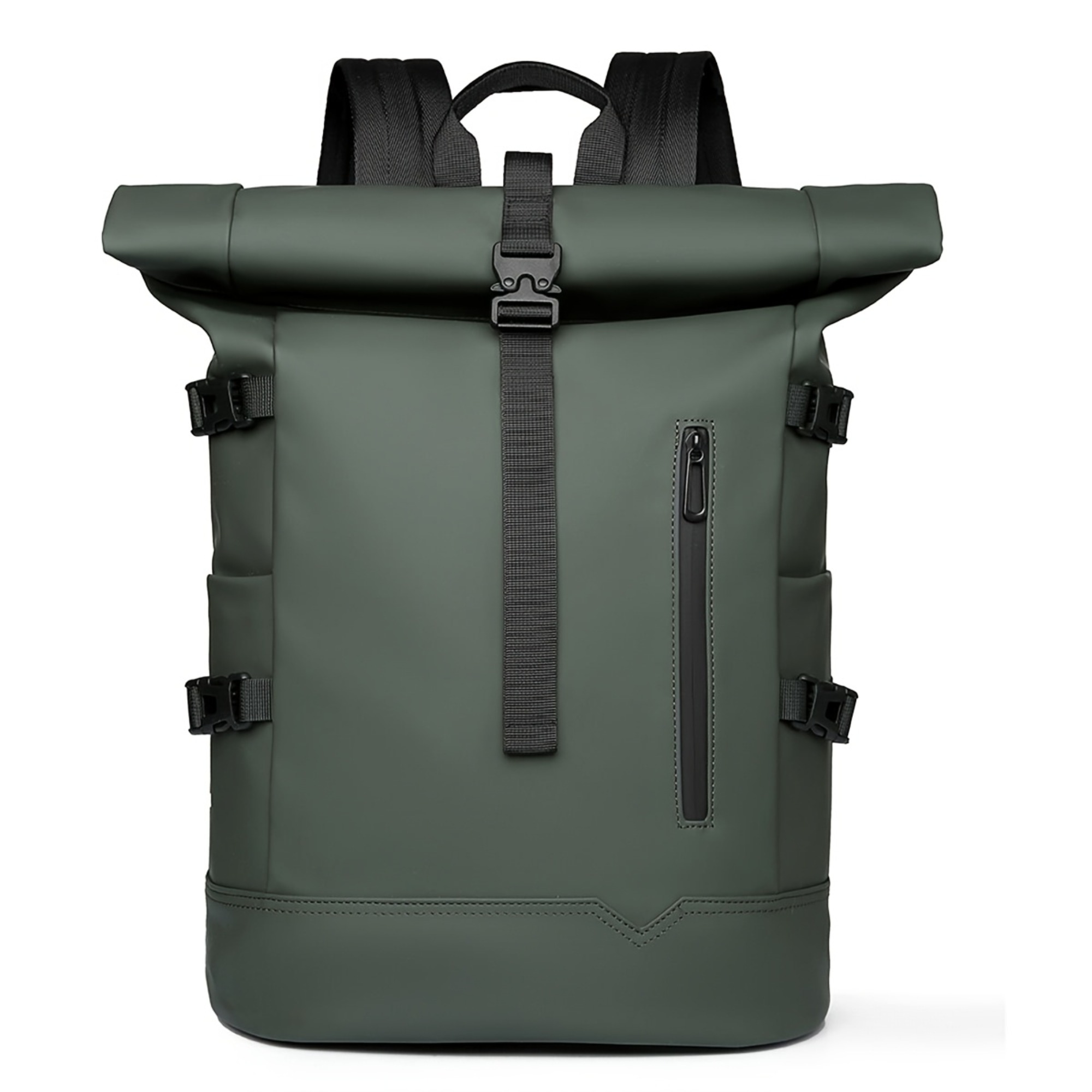 The Backpack Features a Minimalist And Sophisticated Gray Tone, Functional Design, a Large-Capacity Main Compartment with Multiple Practical Pockets for Easy Storage of Laptops, Daily Necessities, Etc. Made of And Wear-Resistant Fabric