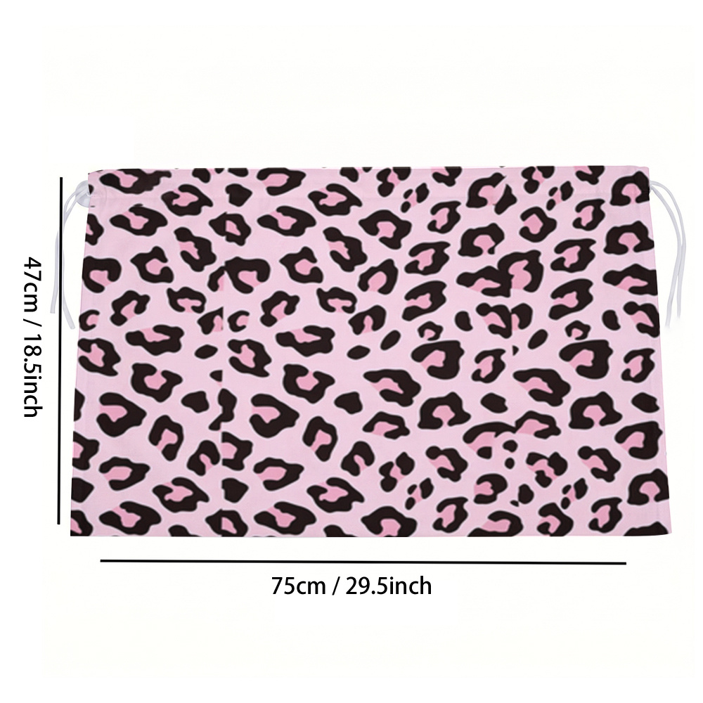 TEMU Suction Cup Car Sunshade Curtain With Pink Leopard Print Window Shade - Privacy Blinds Suitable For Travel, Camping, For To Vehicle, &, Fits