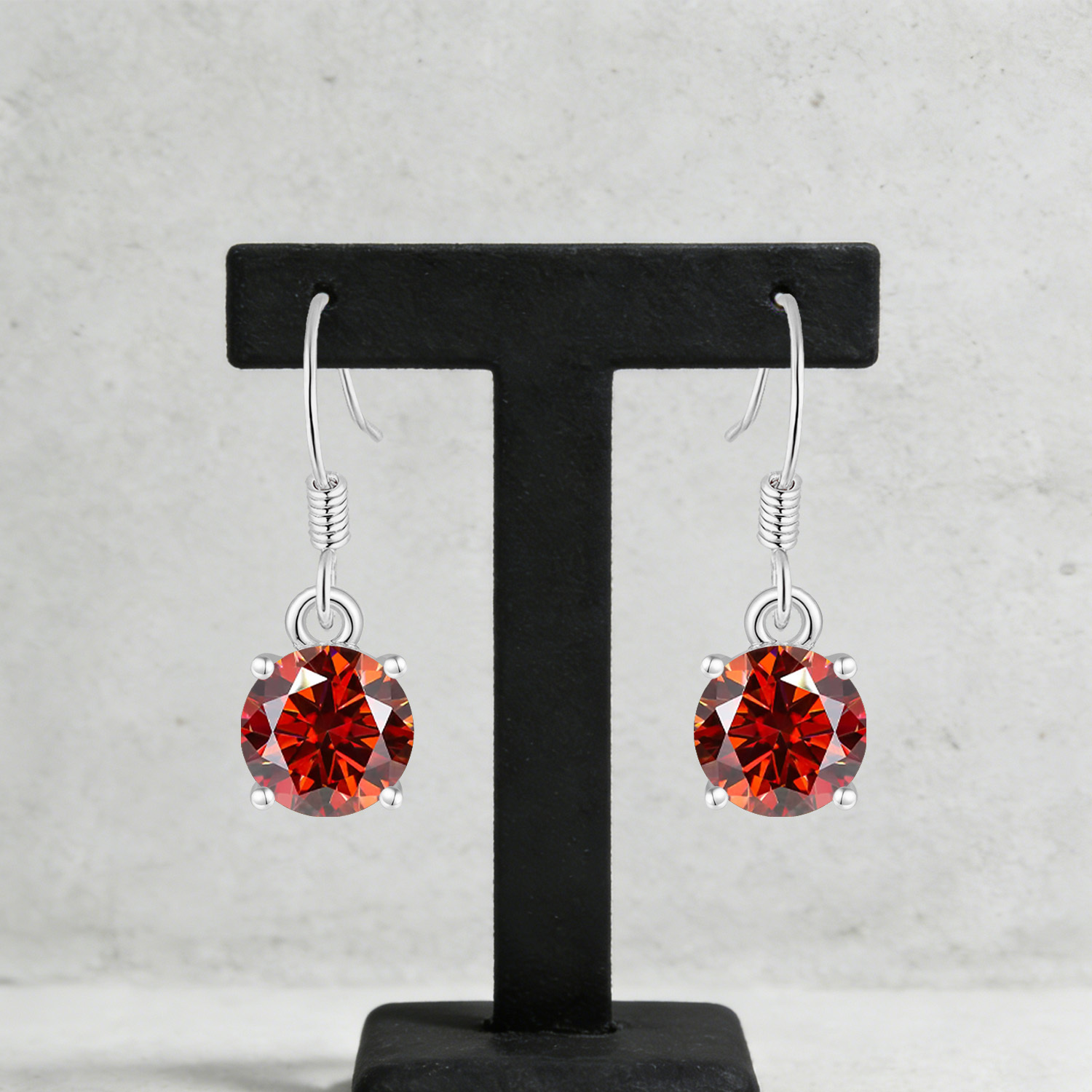Women's Minimalist Moissanite Earrings