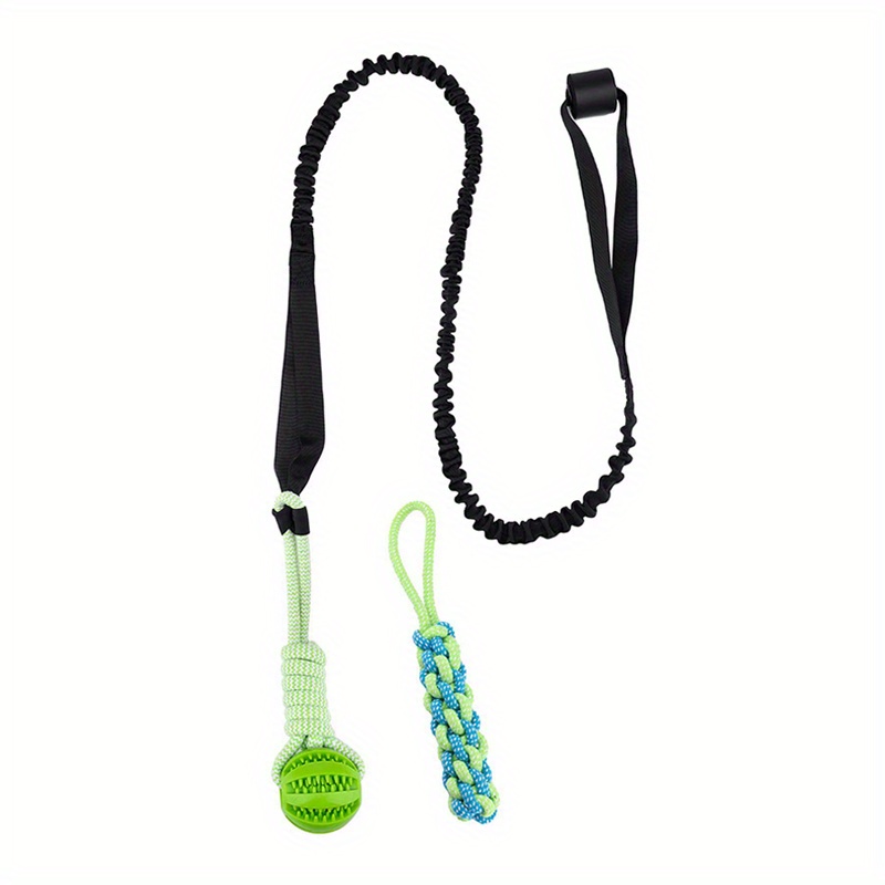 TEMU A Toy That Features A Durable Pulling Rope, Ideal For Cleaning Teeth. It Serves Multiple Functions And Used Indoors And Outdoors. This Elastic Rope Toy Does Not Batteries And Is Perfect For Games