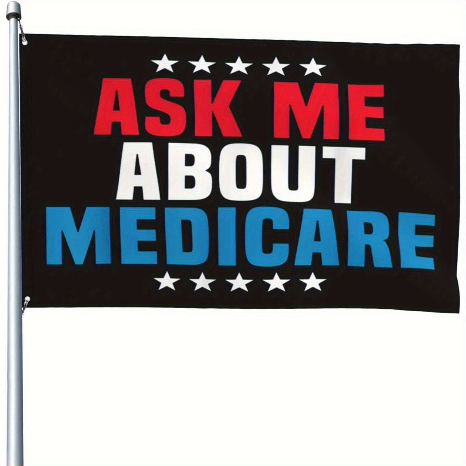 1pc   about medicare     flag - 91.44x152.4cm durable polyester outdoor/indoor banner with brass grommets,   text, stars &   design for home, office,  , event signage |   text design | durable fabric,   flag, medicine,  , open  , dive flag blue, dad s birthday bag,  , the end of an error banner, trippy flag, moon tapestry, flag for outside 0