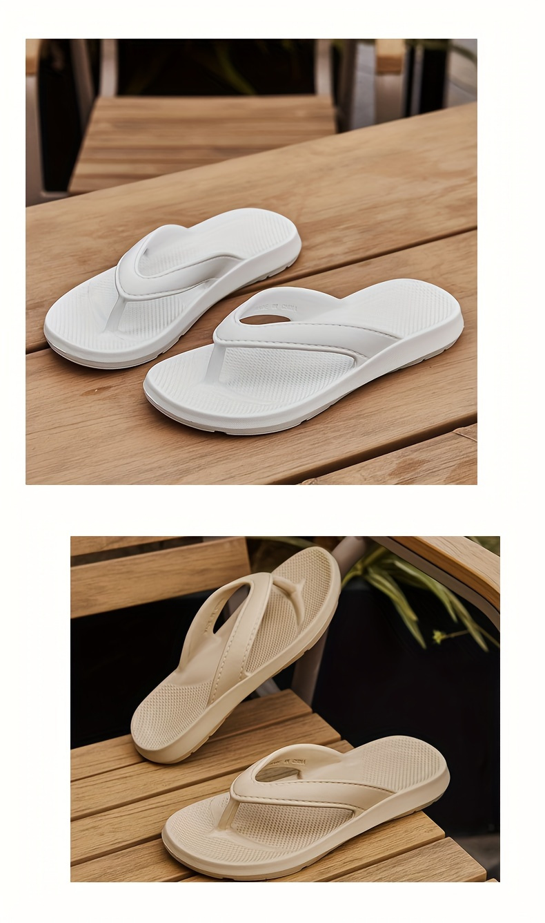   womens elegant arched support flip flops with eva soft cushion non slip arch support shoes machine washable durable   for   black white casual semi formal wear comfortable indoor outdoor shoes Product details 7